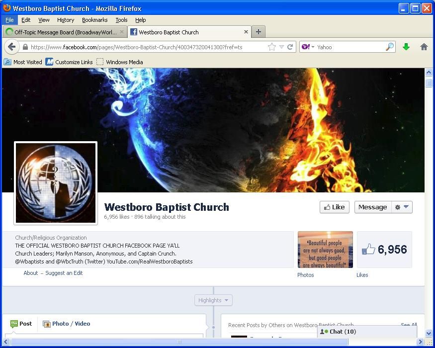 Westboro Baptist Strikes Again