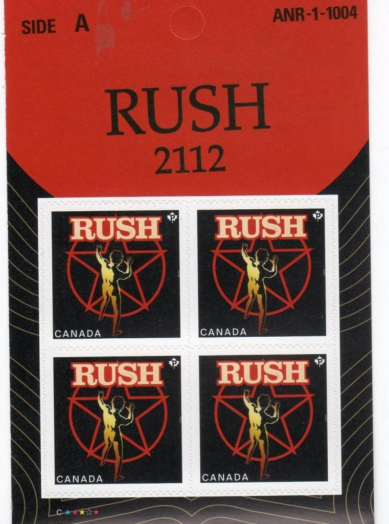 Canada Post issues Rush stamps! My Les Paul Forum