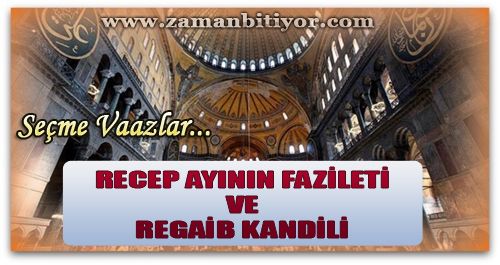 Regaib Kandili Hakkında Vaaz