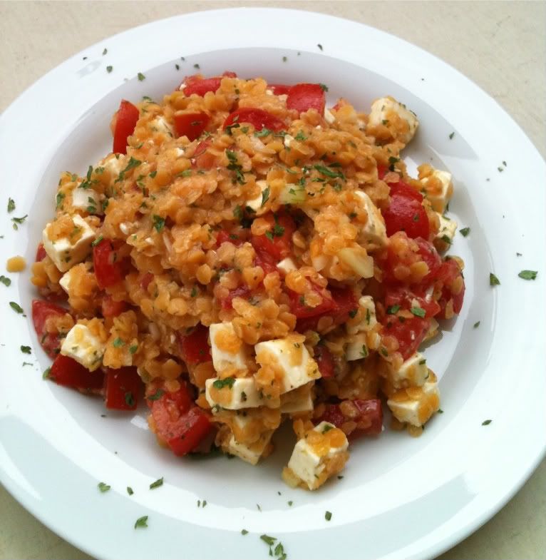 Rote Linsen-Salat Rote Linsen-Salat