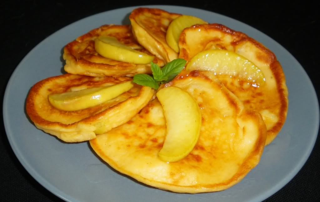 Quark-Apfel-Püfferchen Quark-Apfel-Püfferchen