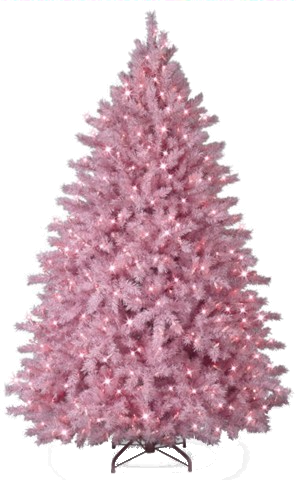 Pink Christmas Tree Png - PNG Image Collection