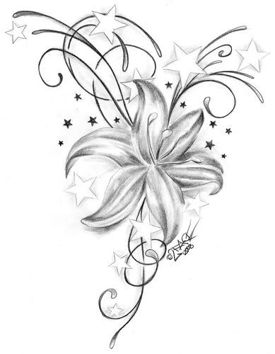 small flower tattoo. 2010 pretty flower tattoos.