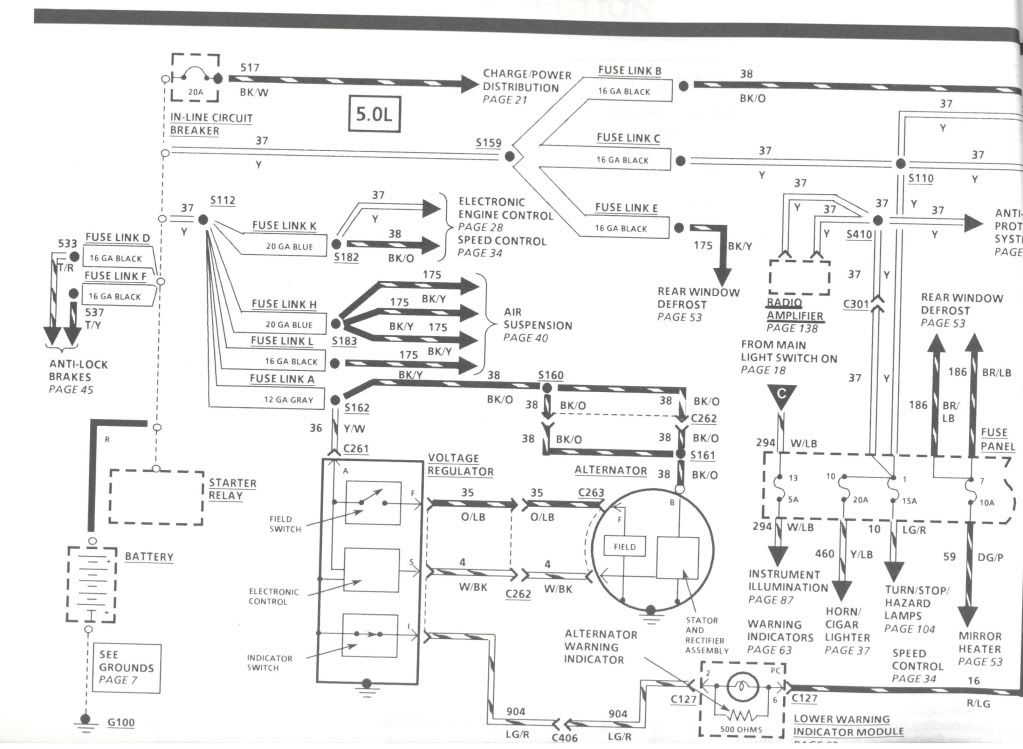 Ford lincoln mark 7 wiring diagrams